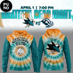 San Jose Sharks x Grateful Dead Night 2026 For Fans Hoodie Shirt