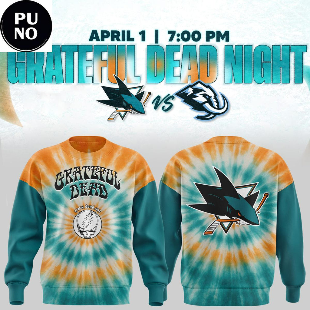 San Jose Sharks x Grateful Dead Night 2026 For Fans Hoodie Shirt