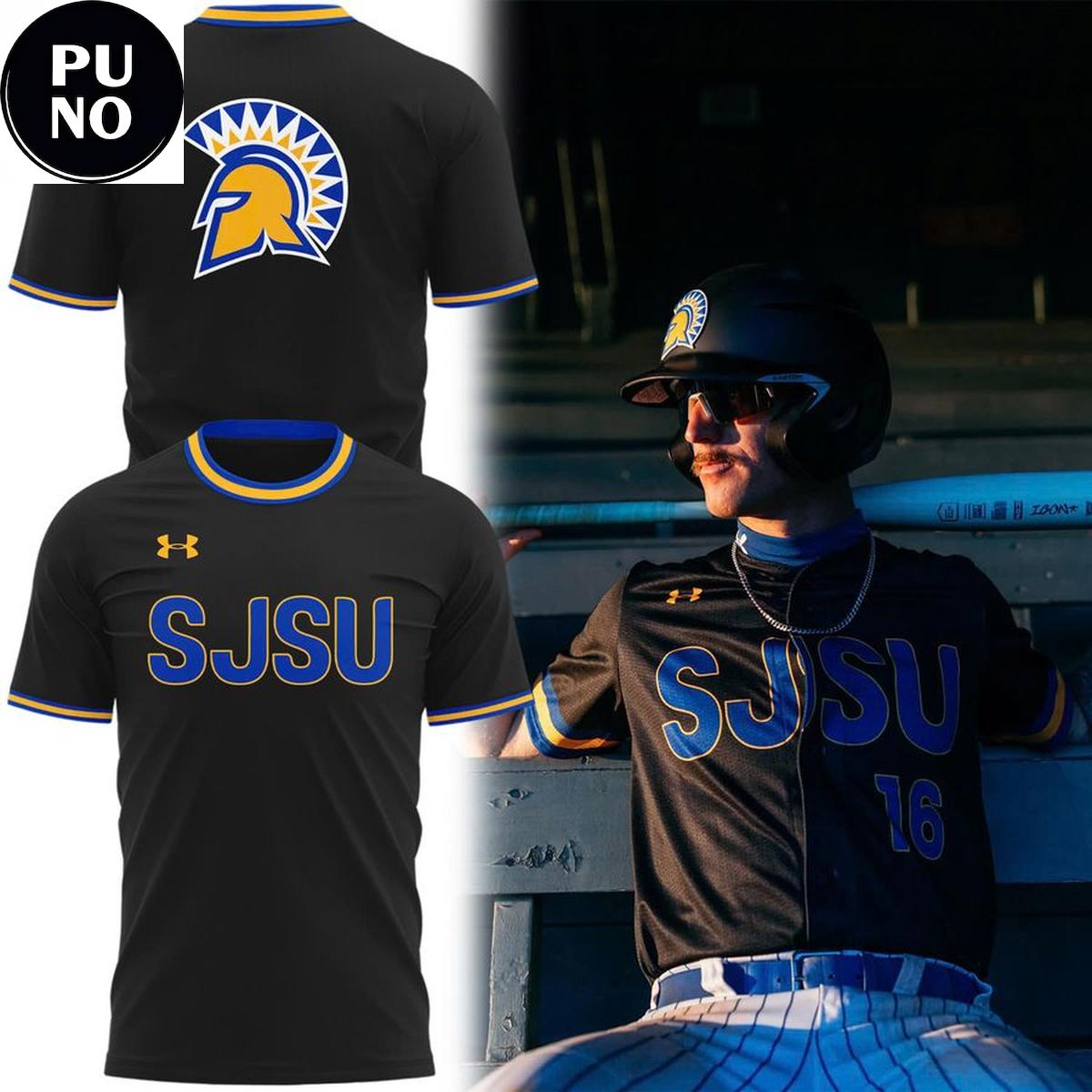 San Jose State Spartans Baseball Dark Mode 2026 Hoodie T-Shirt