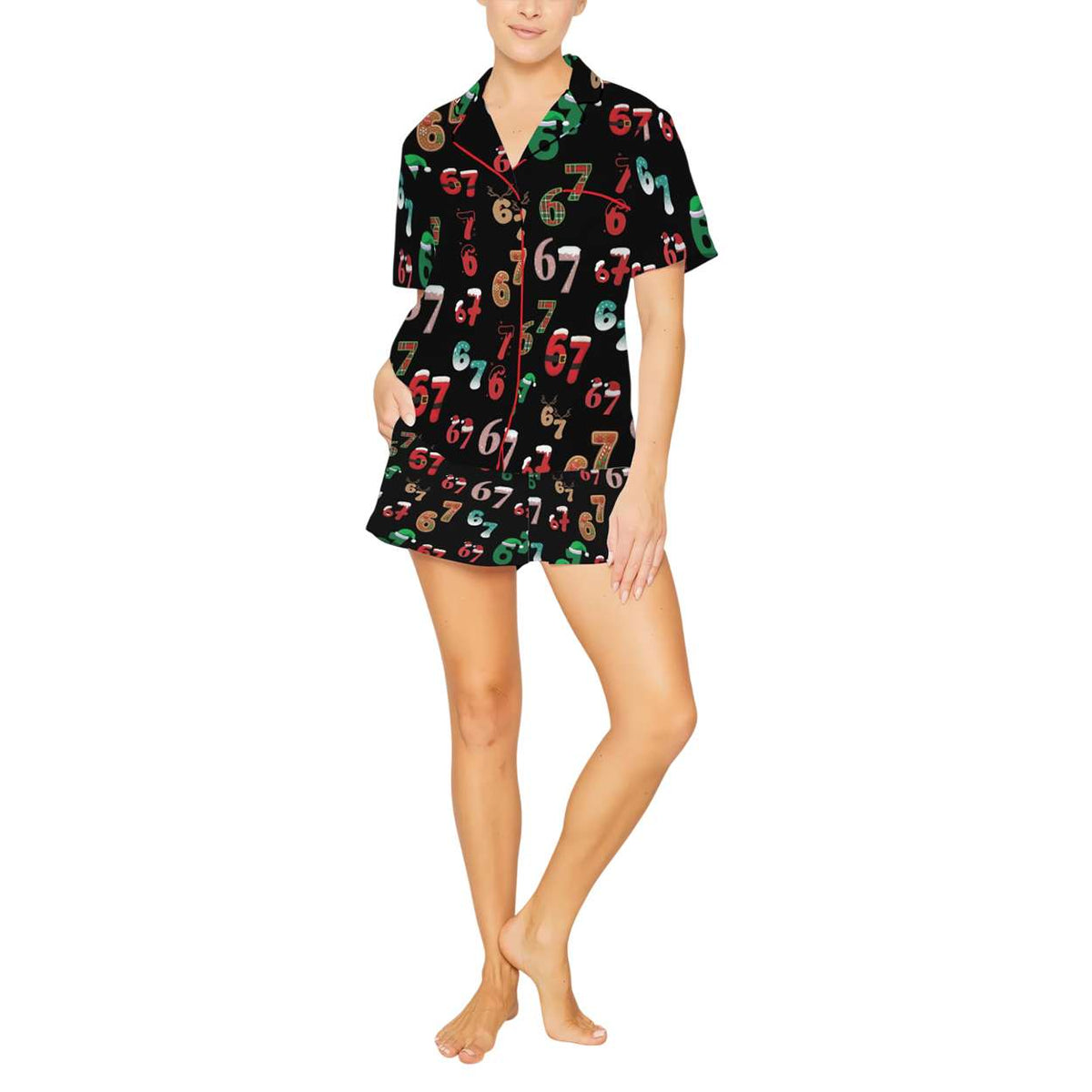 Santa Says 67 Christmas Pajamas Set