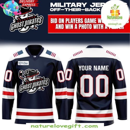 Ghost Pirates Military Appreciation Jersey 2026 Hockey