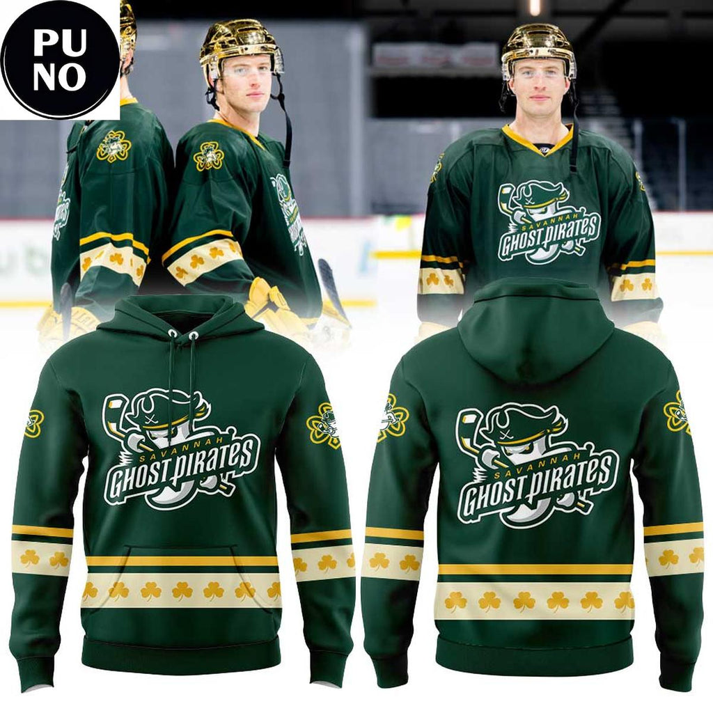 Savannah Ghost Pirates x St. Patrick’s Day 2026 Hoodie T-Shirt
