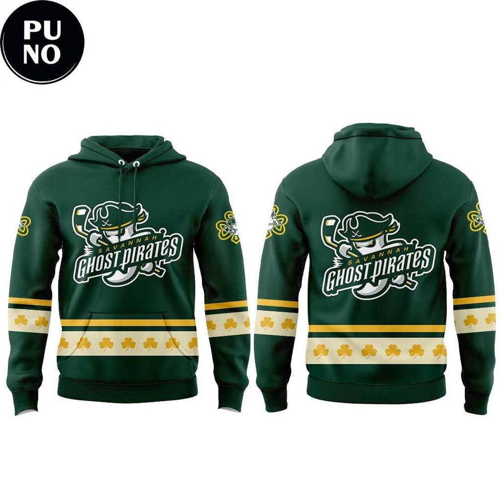 Savannah Ghost Pirates x St. Patrick’s Day 2026 Hoodie T-Shirt