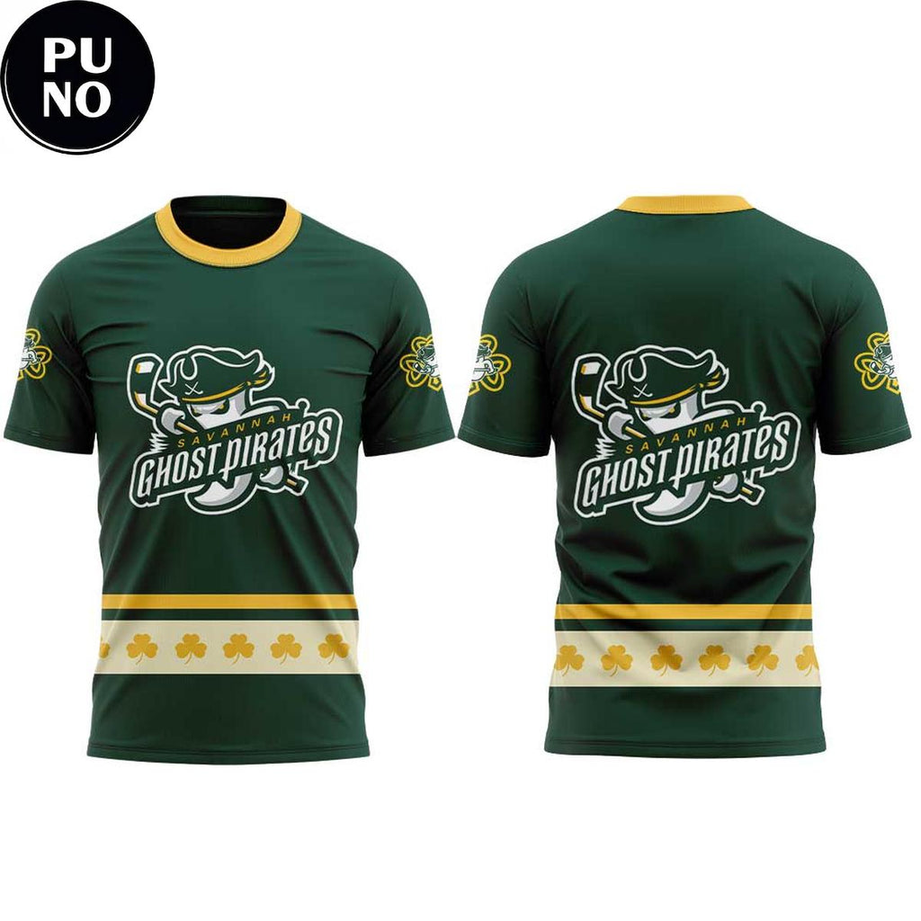 Savannah Ghost Pirates x St. Patrick’s Day 2026 Hoodie T-Shirt