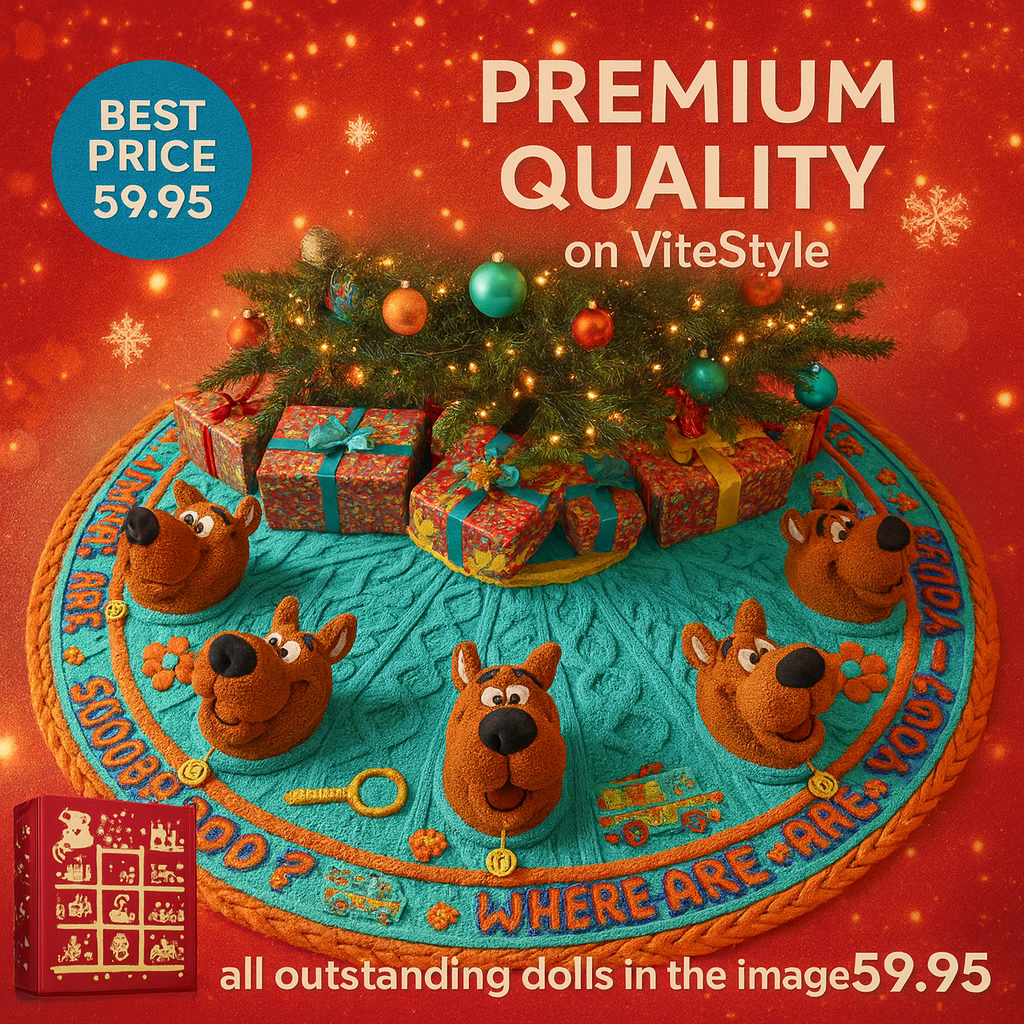 NEW Scooby-Doo Christmas Tree Skirt