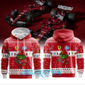 Scuderia Ferrari Grinch Christmas Hoodie Holiday Mischief Meets Pure Racing Spirit