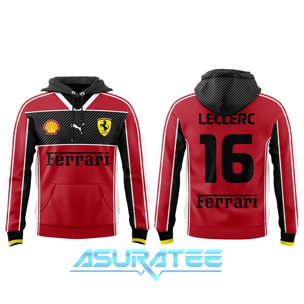 Scuderia Ferrari HP Charles Leclerc Football Concept 2026 Hoodie Set