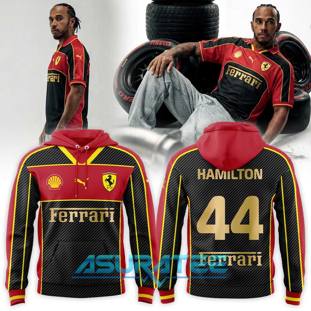 Scuderia Ferrari HP Lewis Hamilton Football Concept 2026 Hoodie Set
