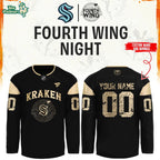 Seattle Kraken 2026 Fourth Wings Night Special Hockey Jersey