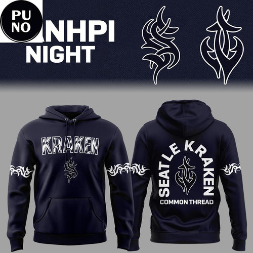 Seattle Kraken AANHPI Night 2026 Common Thread Hoodie T-Shirt
