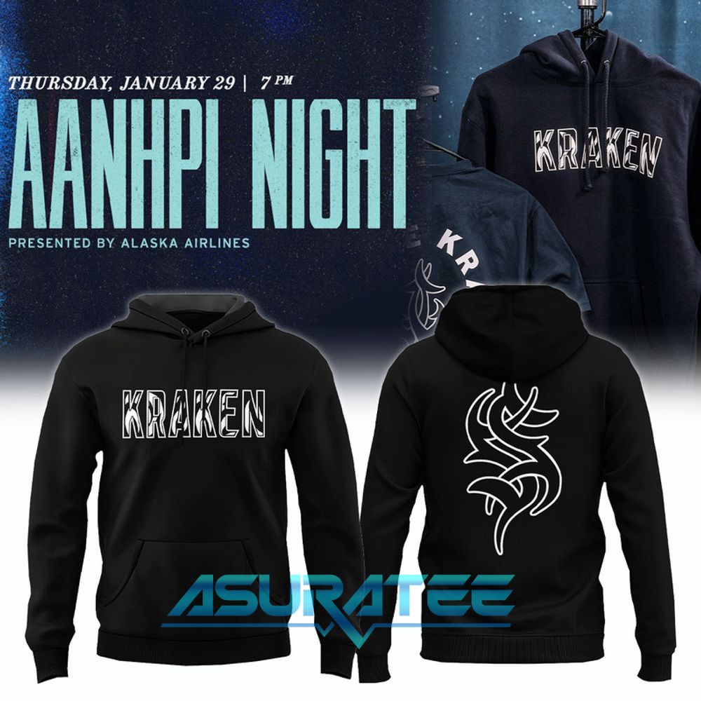 Seattle Kraken AANHPI Night 2026 Limited Edition Hoodie