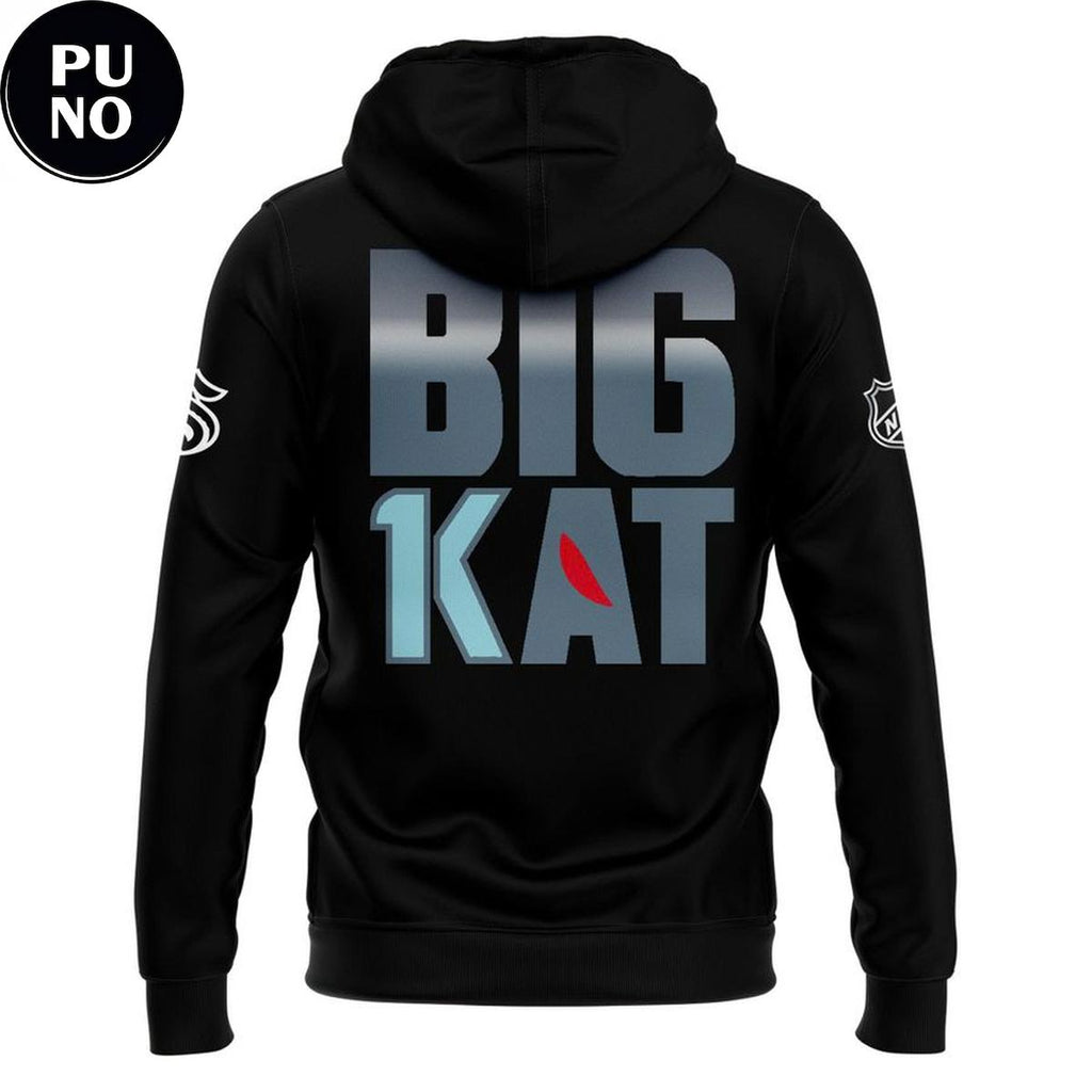 Seattle Kraken Adam Larsson Big 1Kat 1000 Games 2026 Hoodie T-Shirt
