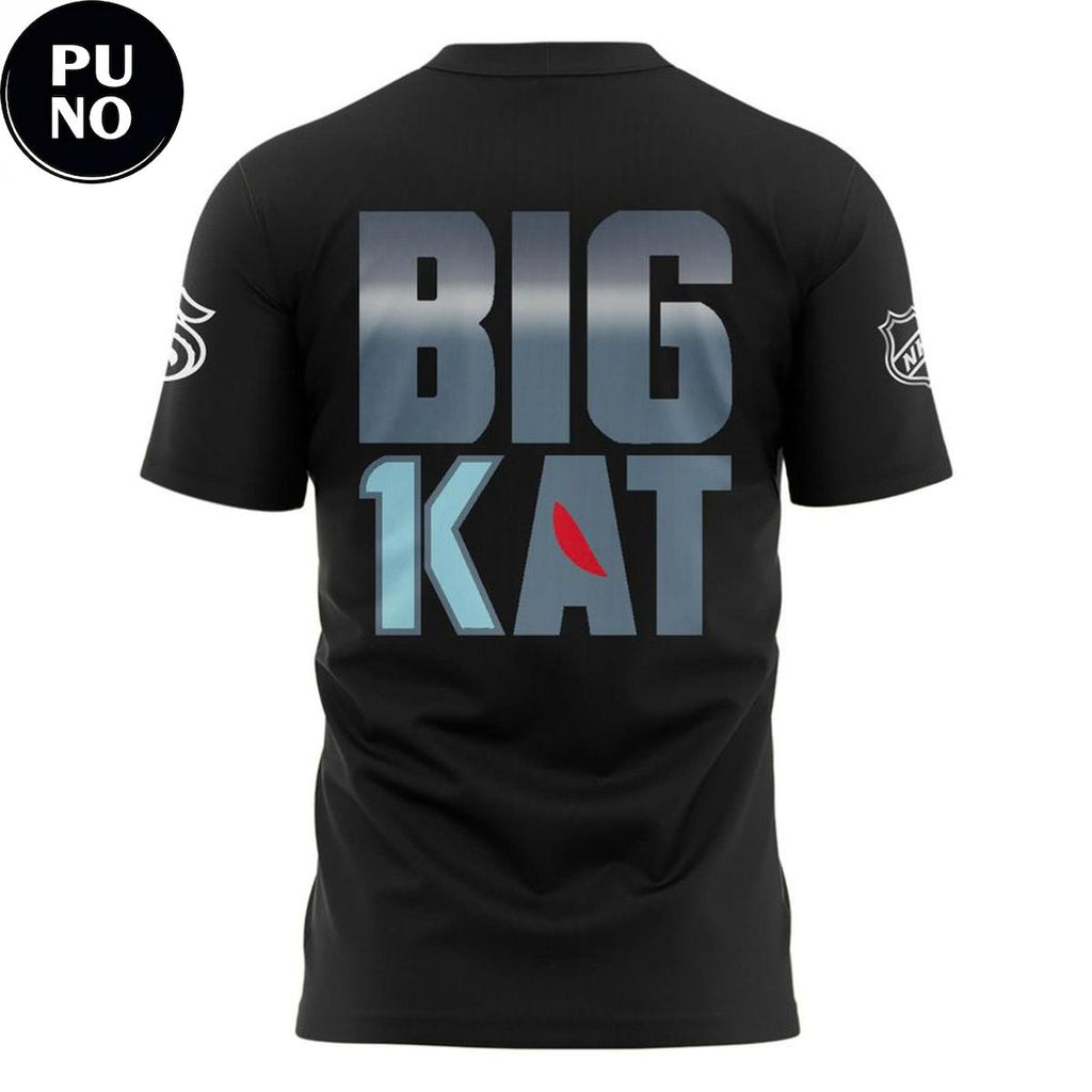 Seattle Kraken Adam Larsson Big 1Kat 1000 Games 2026 Hoodie T-Shirt