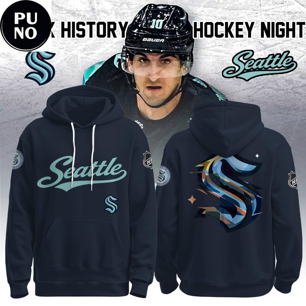 Seattle Kraken Black History Month 2026 Hoodie