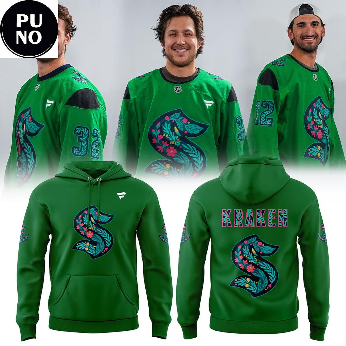 Seattle Kraken Green Night 2026 Hoodie T-Shirt