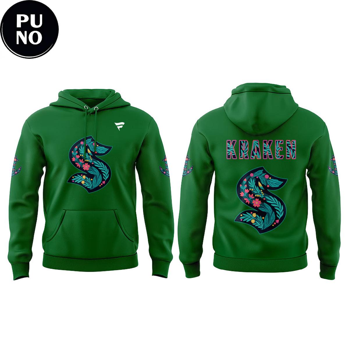 Seattle Kraken Green Night 2026 Hoodie T-Shirt