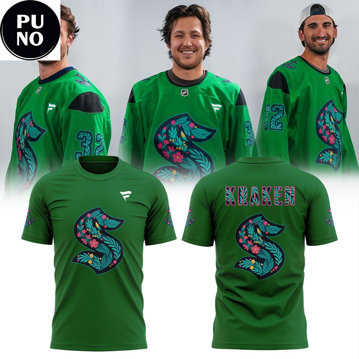 Seattle Kraken Green Night 2026 Hoodie T-Shirt