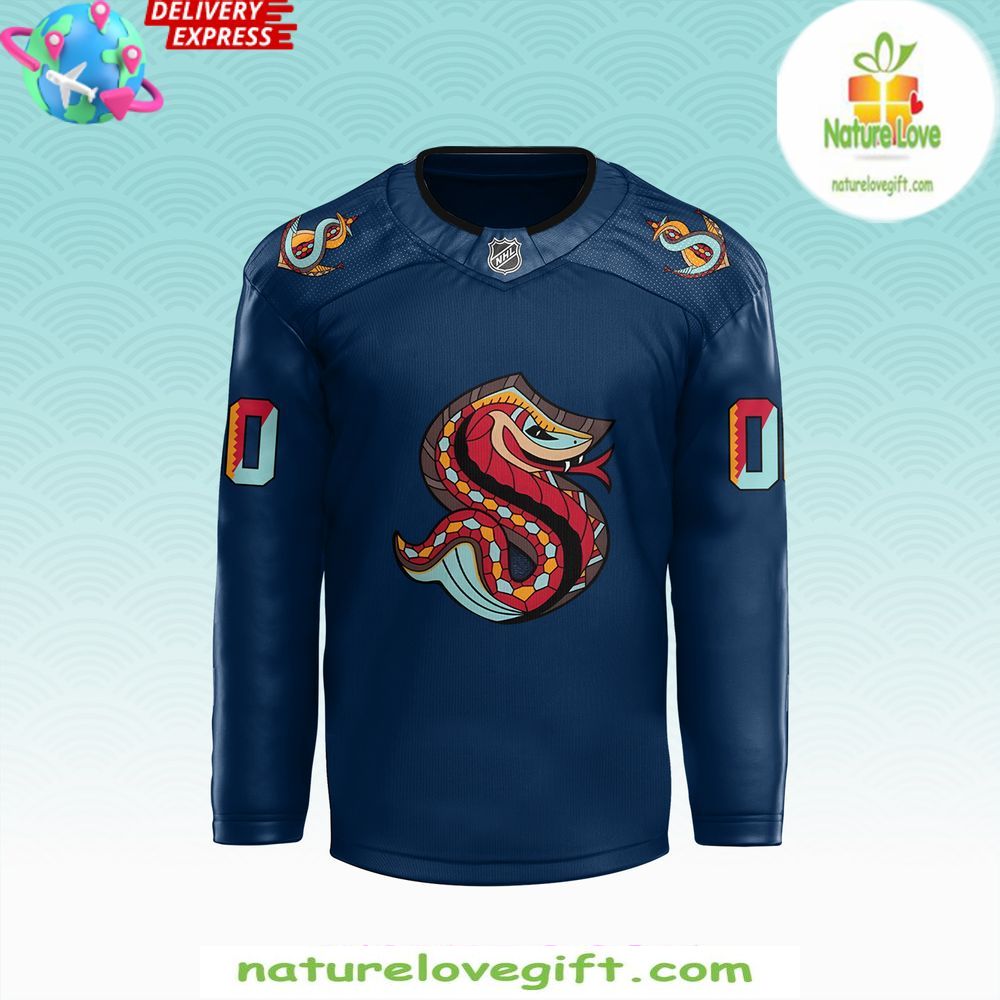 Seattle Kraken 2026 Lunar New Year NHL Jersey Hockey
