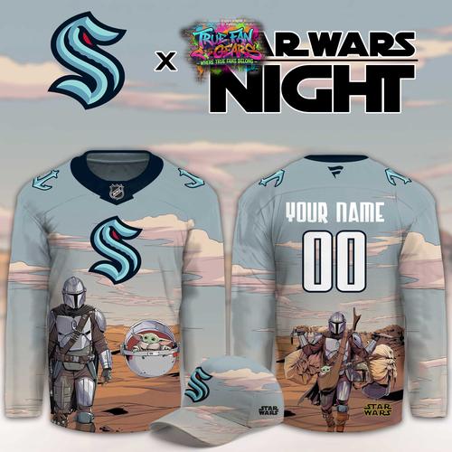 Seattle Kraken Star Wars Night 2026 Limited Personalized Hockey Jersey