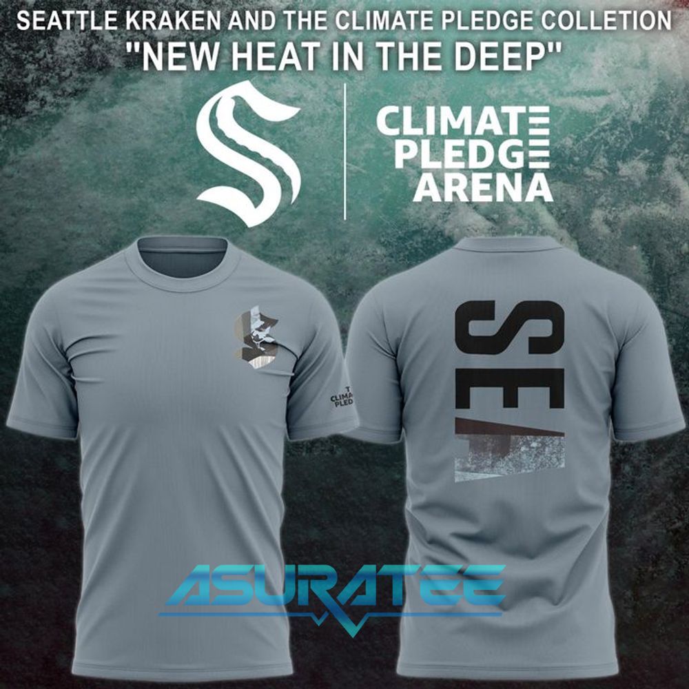 Seattle Kraken and The Climate Pledge SEA 2025 Shirt