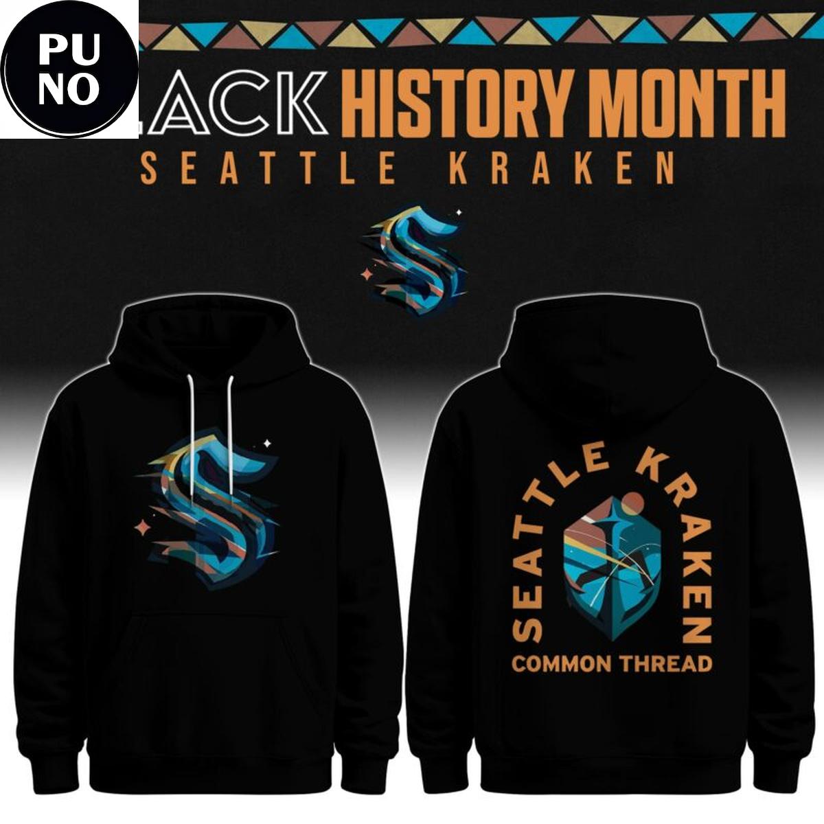 Seattle Kraken x Black History Month Heritage 2026 Hoodie Shirt