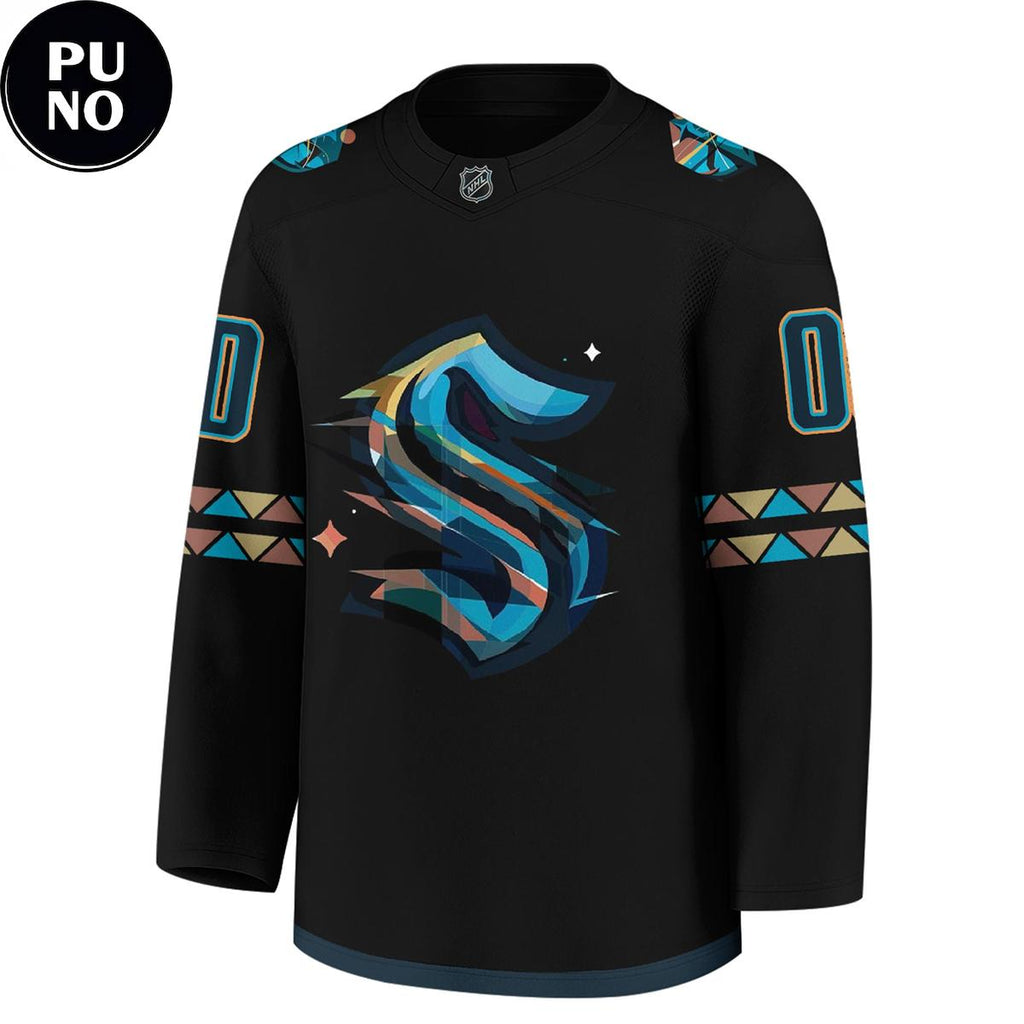 Seattle Kraken x Black History Month Heritage 2026 Personalized Hockey Jersey