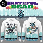 Seattle Kraken x Grateful Dead 2026 Tie Dye Hoodie T-Shirt