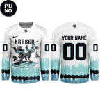 Seattle Kraken x Grateful Dead 2026 Tie Dye Personalized Hockey Jersey