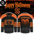 Seattle Kraken x Halloween Day 2026 Personalized Hockey Jersey
