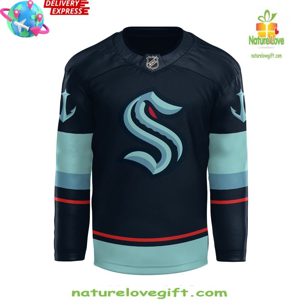 Seattle Kraken Hello Kitty Hockey Jersey Special Edition