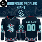 Seattle Kraken x Indigenous Peoples Night 2026 Personalized Hockey Jersey