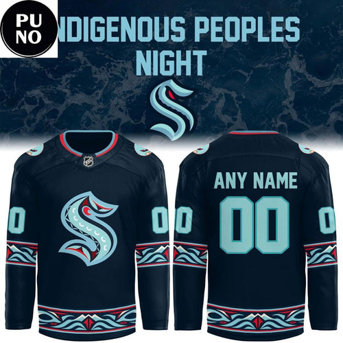 Seattle Kraken x Indigenous Peoples Night 2026 Personalized Hockey Jersey