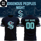 Seattle Kraken x Indigenous Peoples Night 2026 Personalized Hoodie T-Shirt