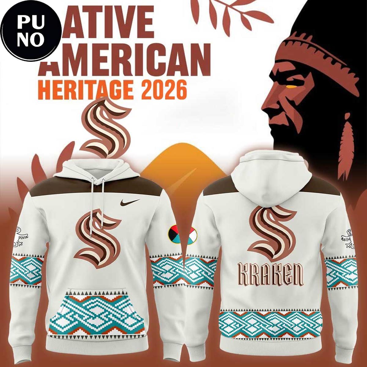 Seattle Kraken x Native American Heritage Night 2026 Hoodie