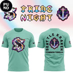 Seattle Kraken x Pride Night 2026 Common Thread Mint Hoodie T-Shirt