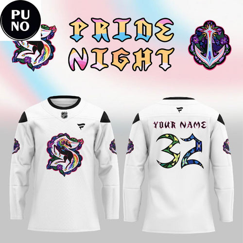 Seattle Kraken x Pride Night 2026 Common Thread Personalized Hockey Jersey