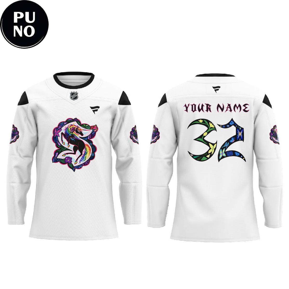 Seattle Kraken x Pride Night 2026 Common Thread Personalized Hockey Jersey