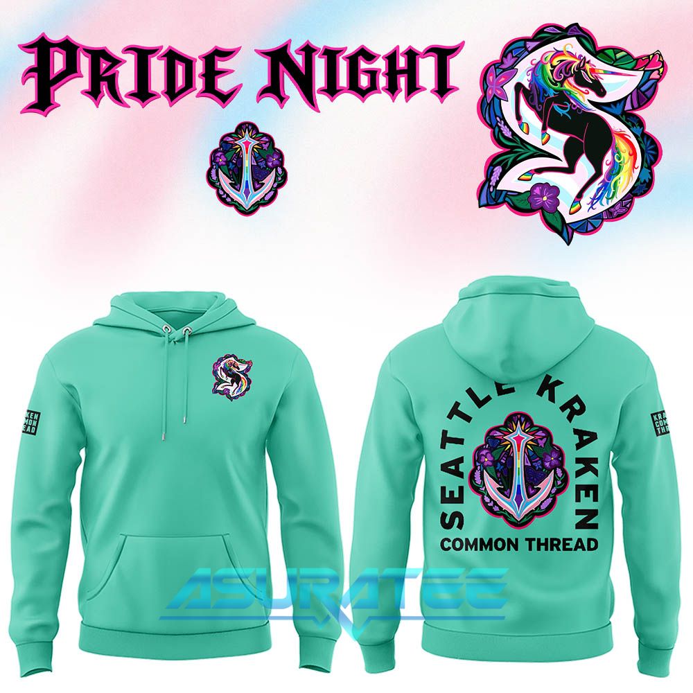 Seattle Kraken x Pride Night 2026 Limited Edition Hoodie