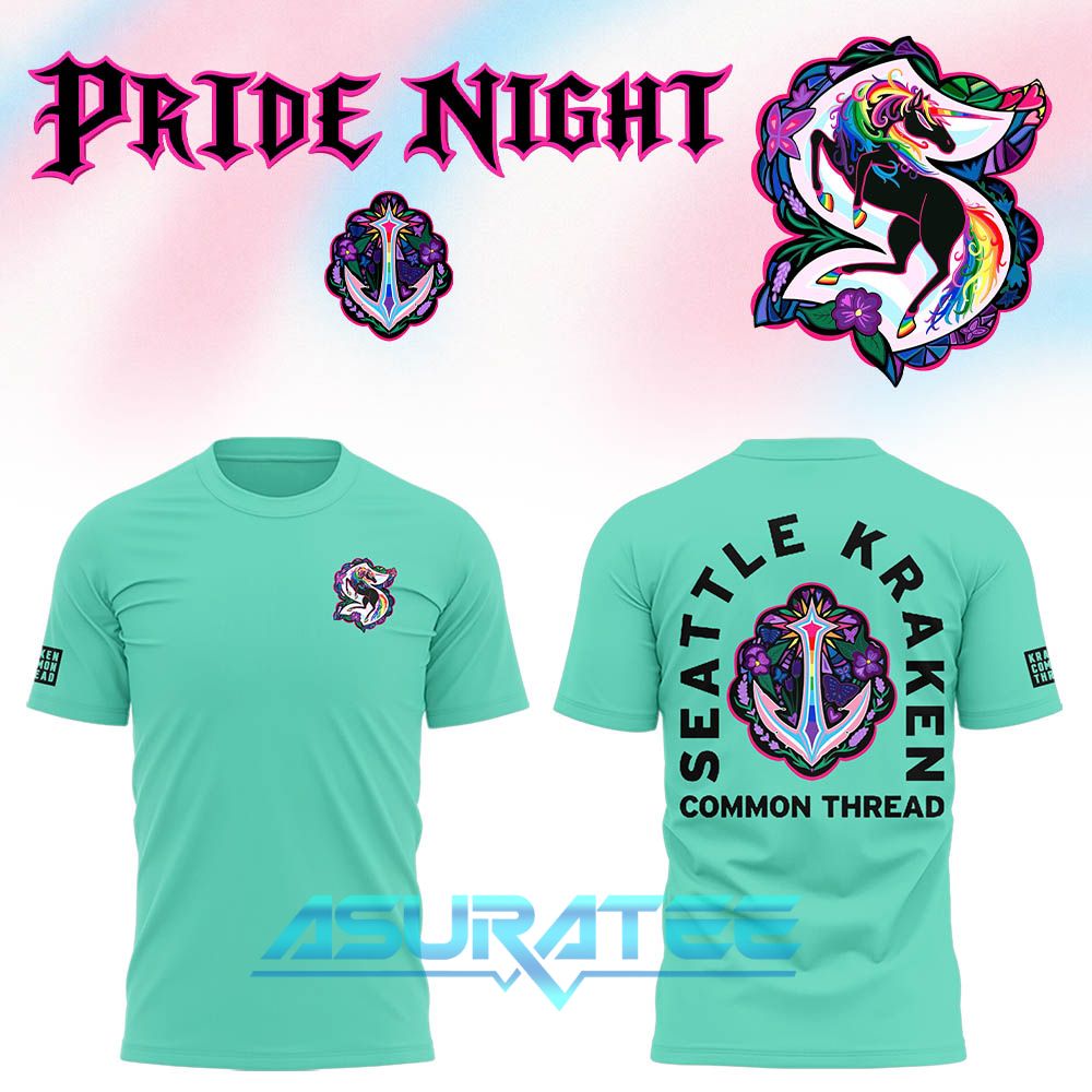 Seattle Kraken x Pride Night 2026 Limited Edition Shirt