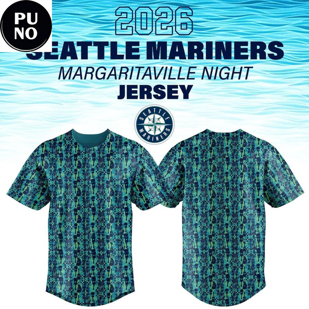 Seattle Mariners Hawaiian Jersey 2026 Baseball Jersey