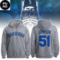 Seattle Mariners Randy Johnson #51 Retirement Hoodie T-Shirt