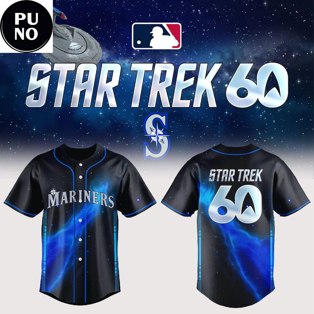 Seattle Mariners x Star Trek 60th Anniversary Night 2026 Baseball Jersey