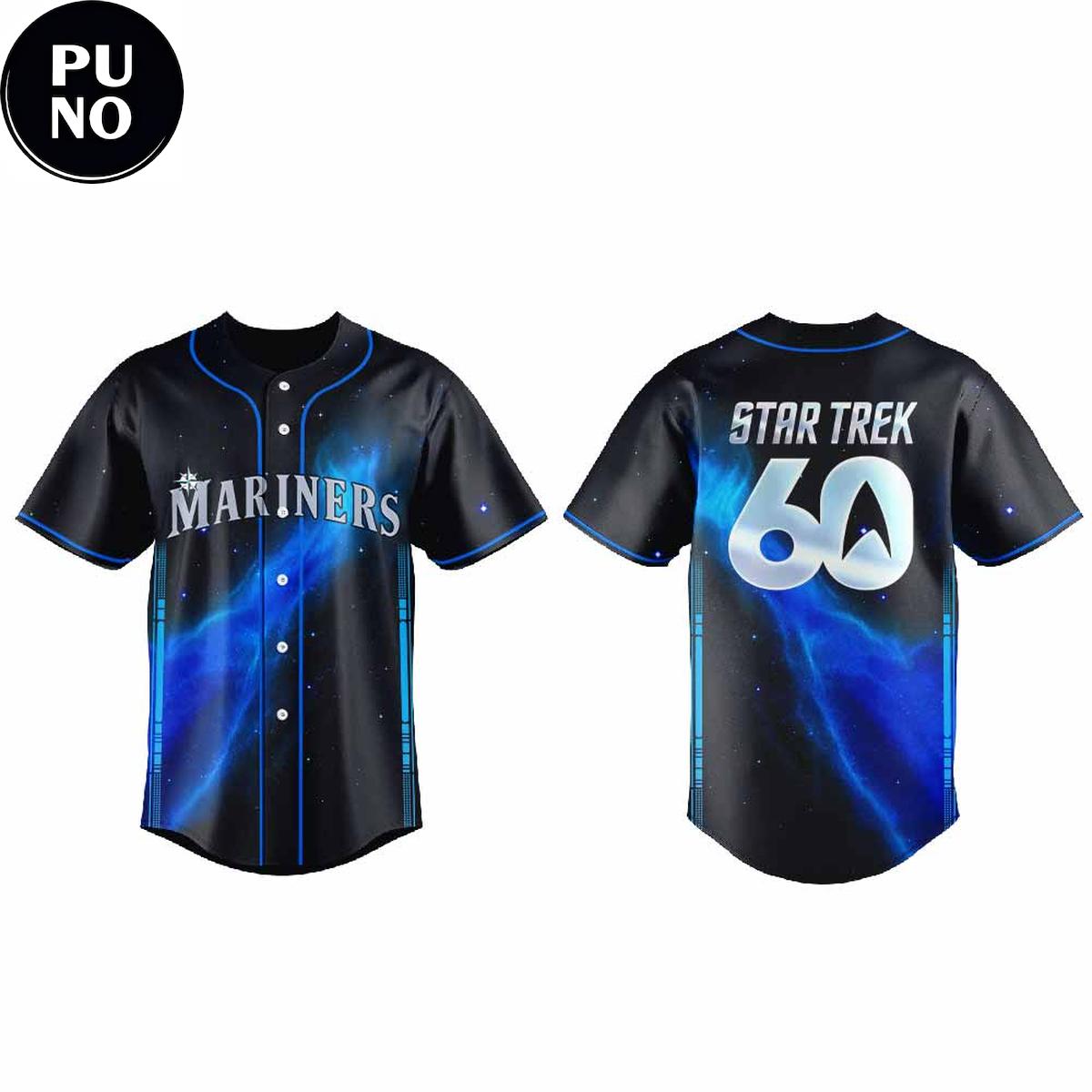 Seattle Mariners x Star Trek 60th Anniversary Night 2026 Baseball Jersey
