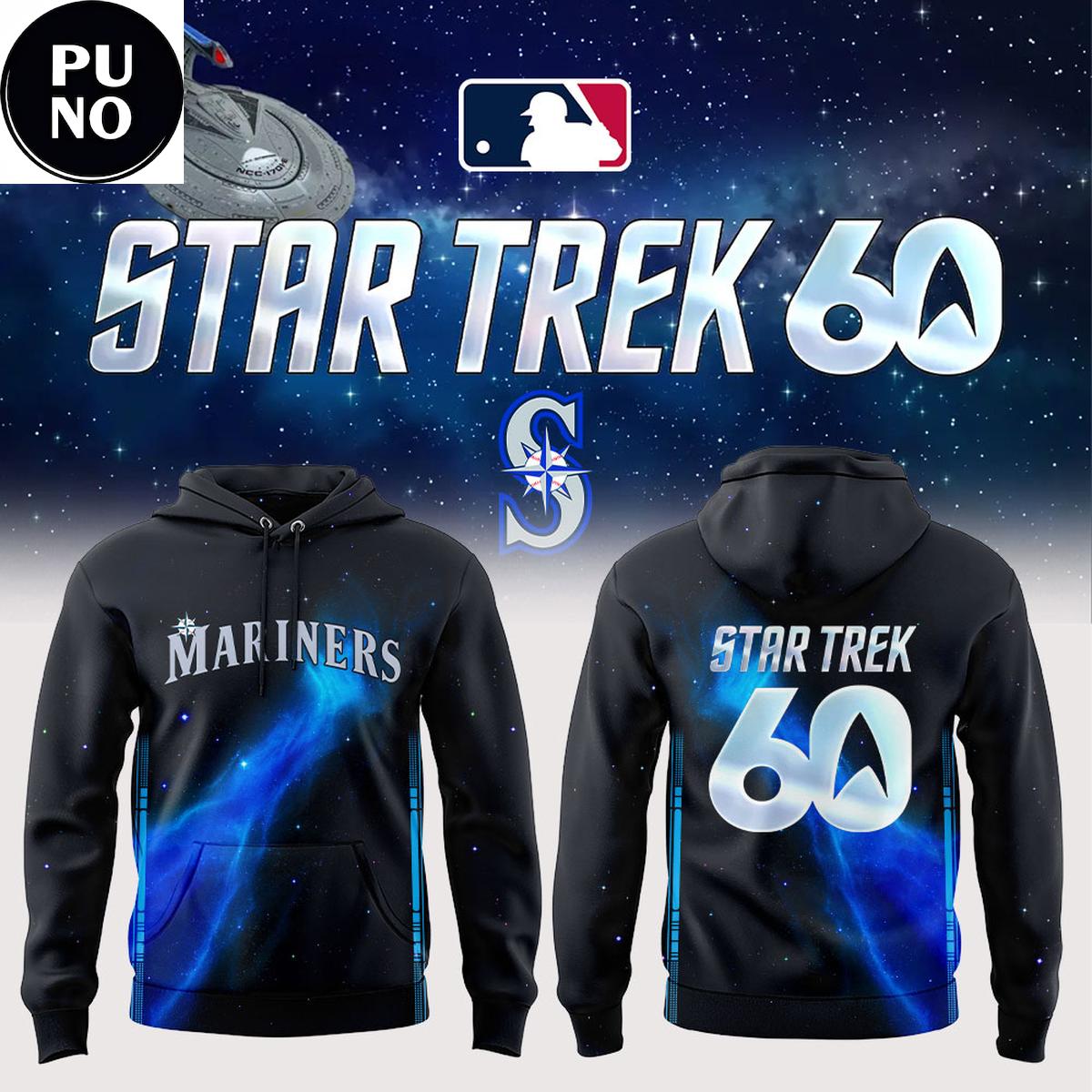 Seattle Mariners x Star Trek 60th Anniversary Night 2026 Hoodie