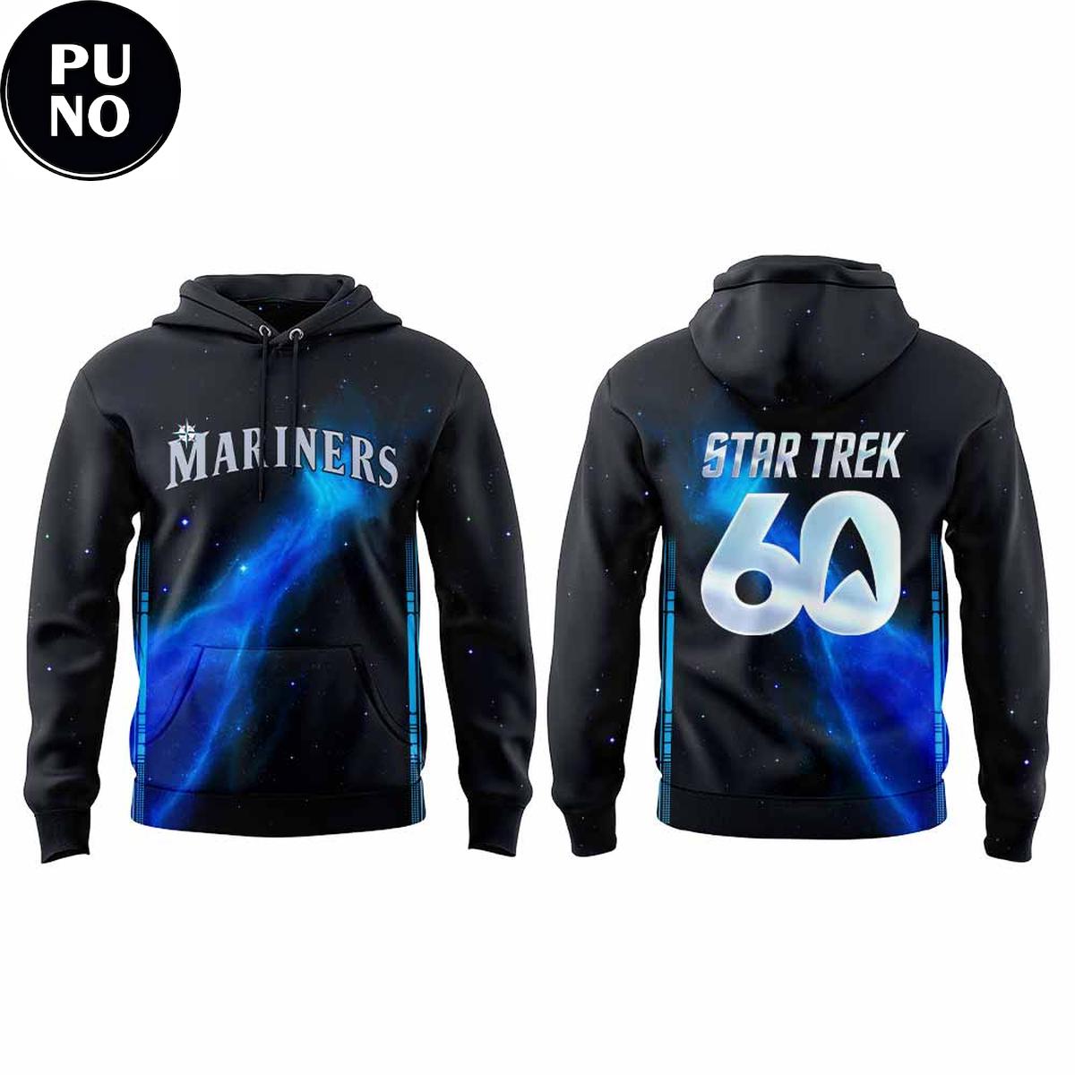Seattle Mariners x Star Trek 60th Anniversary Night 2026 Hoodie