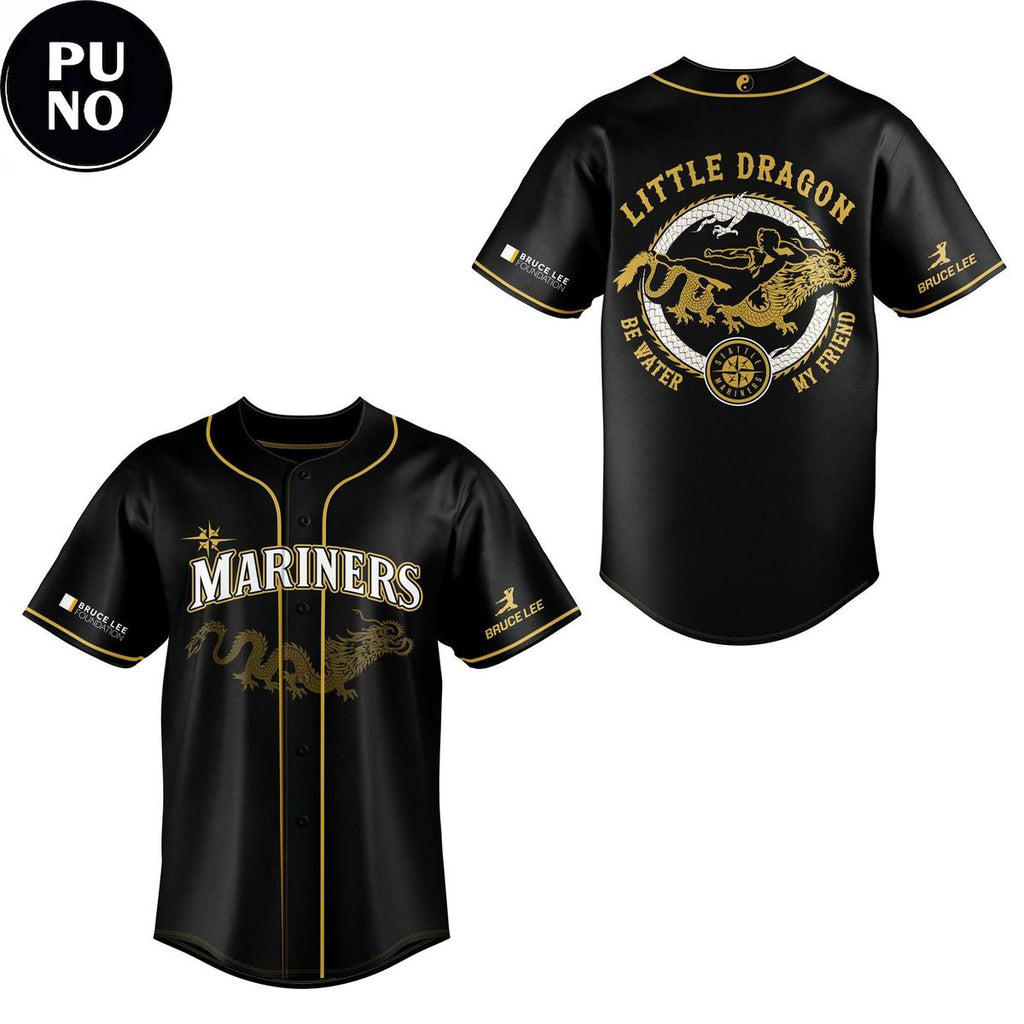 Seattle Mariners x Bruce Lee Foundation 2026 Little Dragon Baseball Jersey