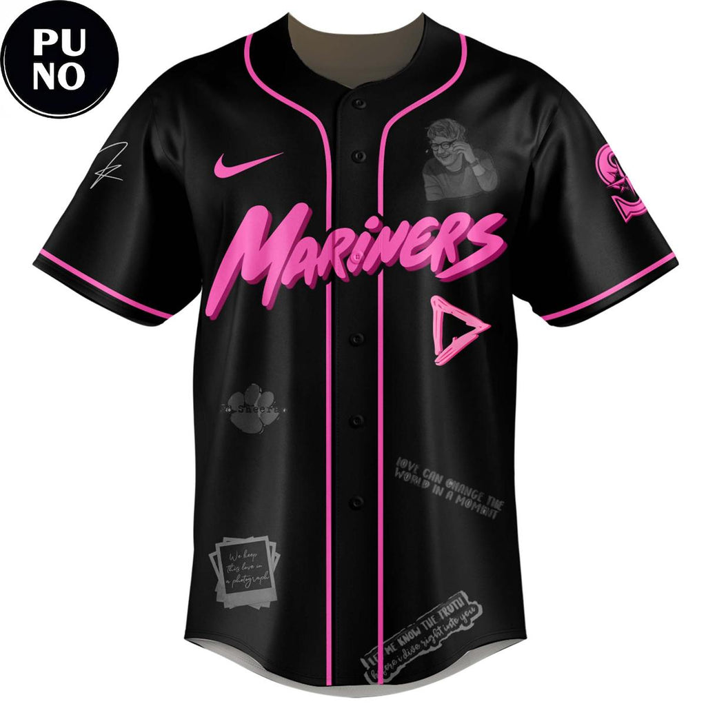 Seattle Mariners x Ed Sheeran The Loop Tour 2026 Baseball Jersey