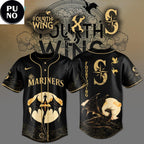 Seattle Mariners x Fourth Wing Night Dragon Moon 2026 Baseball Jersey