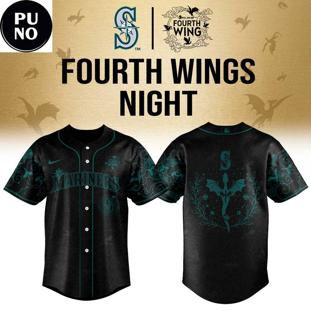 Seattle Mariners x Fourth Wings Night 2026 New Baseball Jersey