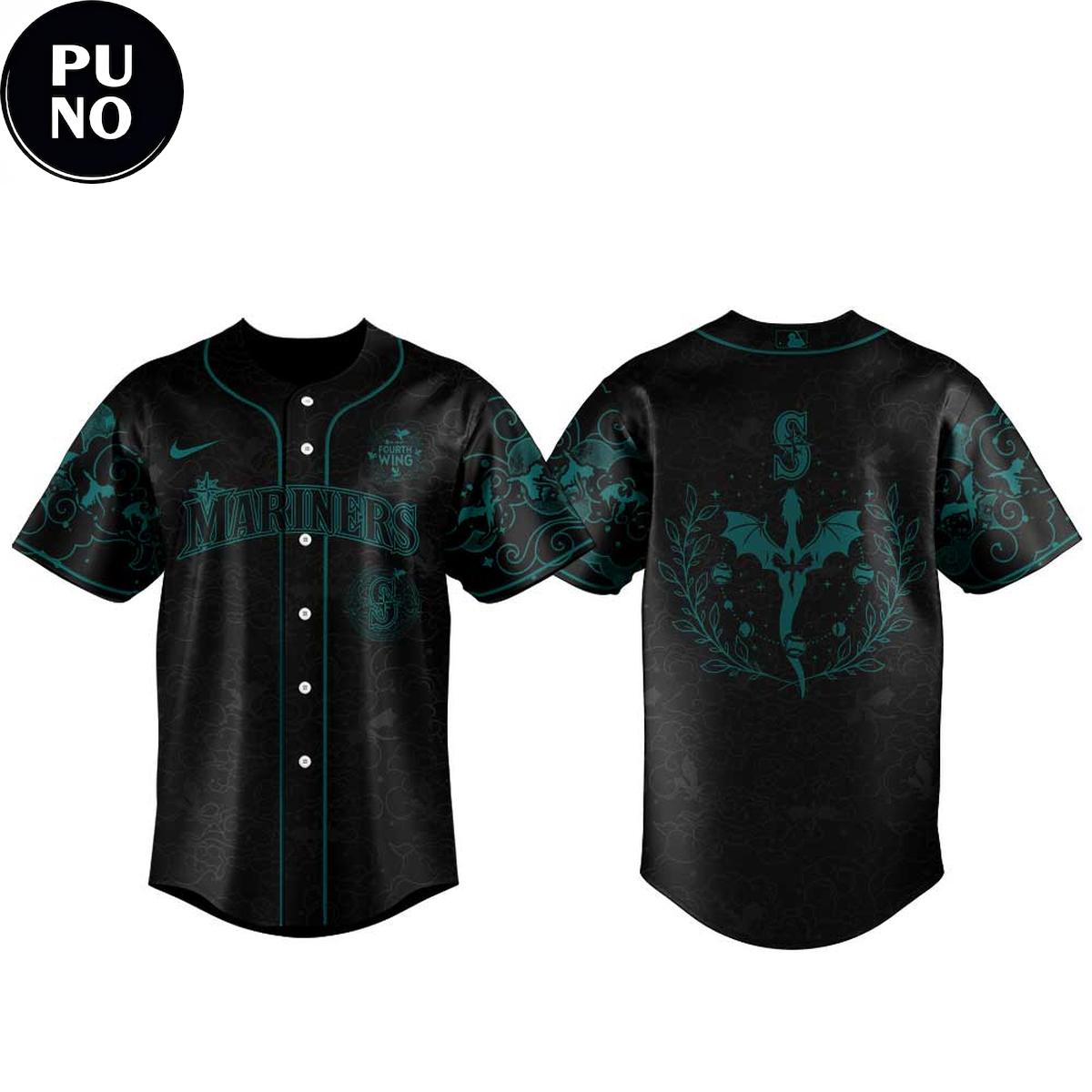 Seattle Mariners x Fourth Wings Night 2026 New Baseball Jersey